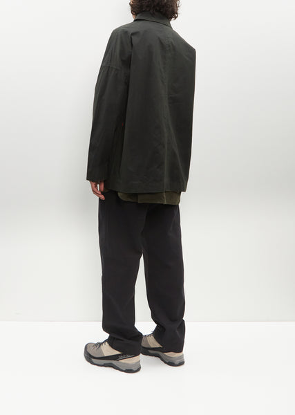 Higa Travail Jacket — Dark Green – La Garçonne