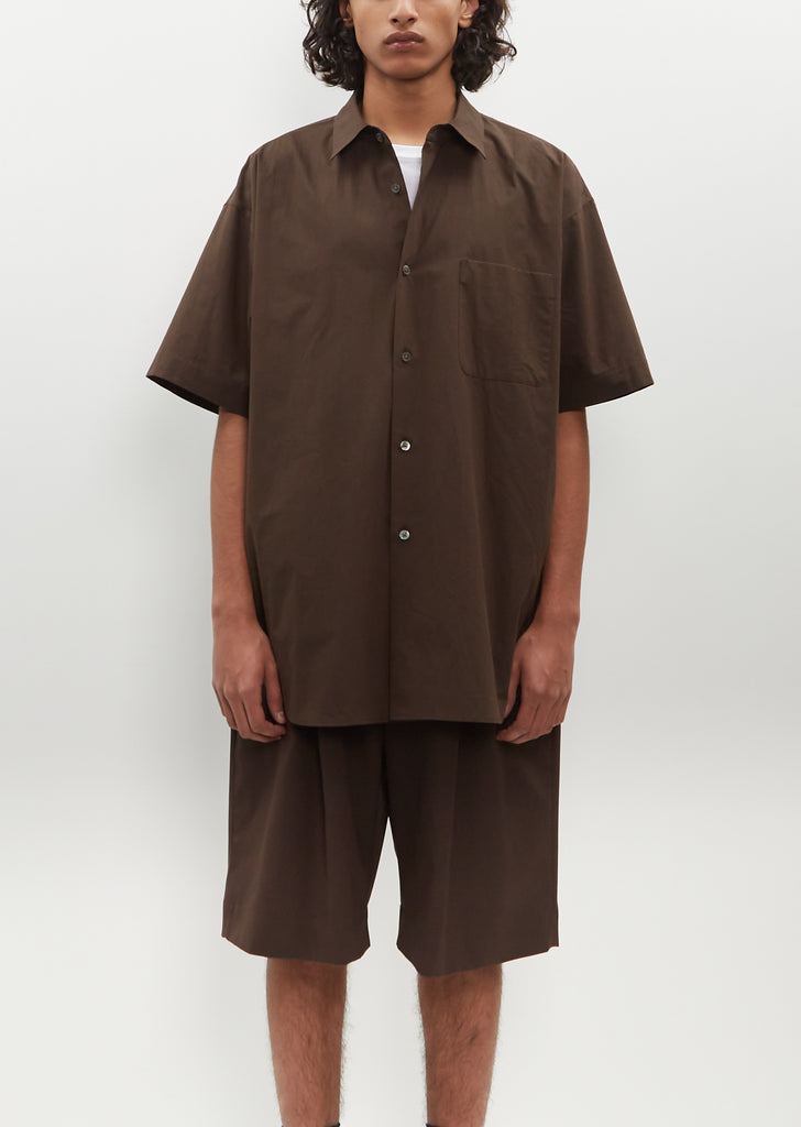 Oversized SS Shirt — Military Khaki