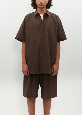 Oversized SS Shirt — Military Khaki