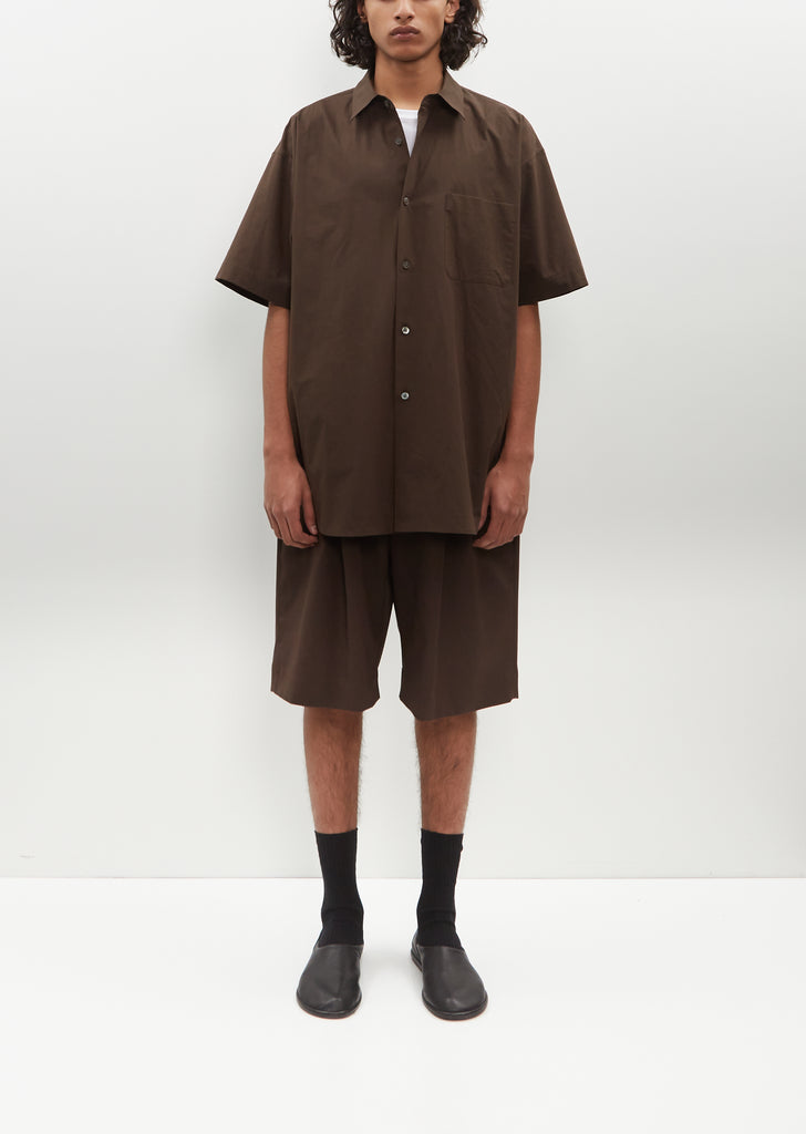 Oversized SS Shirt — Military Khaki
