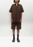 Oversized SS Shirt — Military Khaki