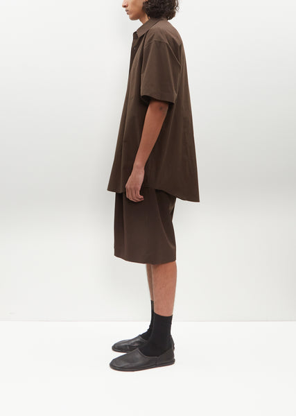 Oversized SS Shirt — Military Khaki