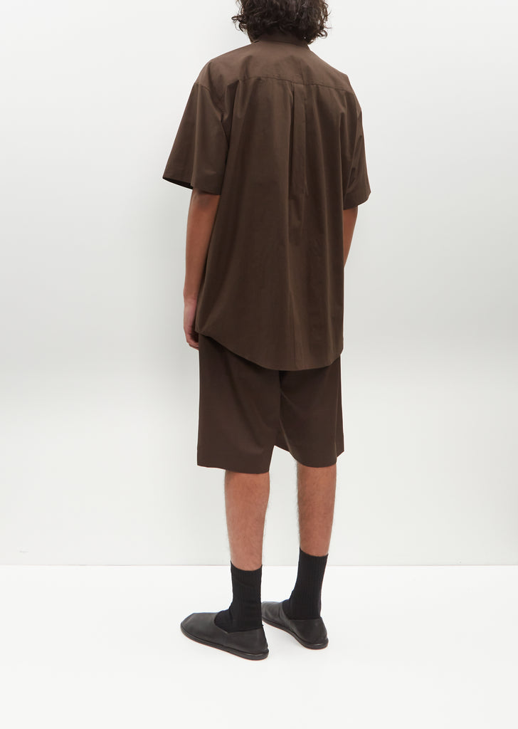 Oversized SS Shirt — Military Khaki
