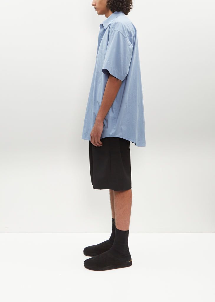 Oversized SS Shirt — Blue