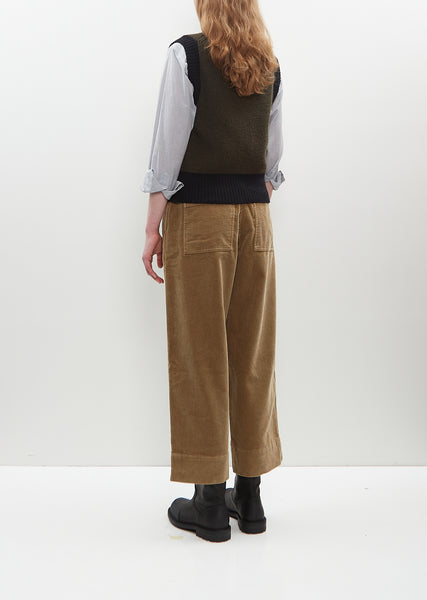 Wool Contrast Trim Waistcoat – La Garçonne