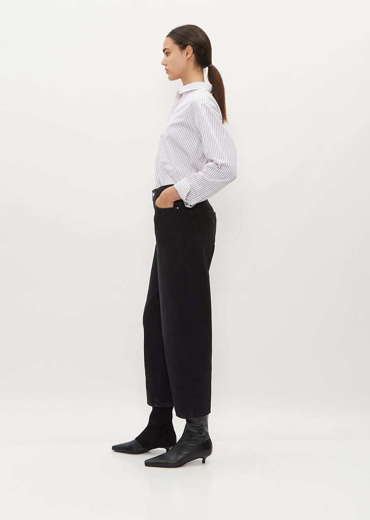 Wide Tapered Leg Jeans