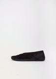 Coltellaccio Ballerina Flats — Black