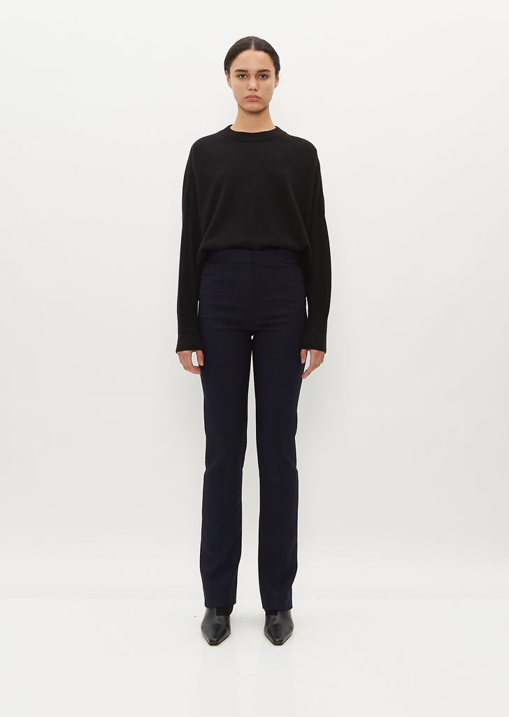 Slim Crepe Suit Trousers