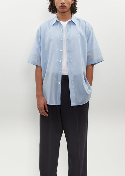 トップス AURALEE 22SS HERRINGBONE HALF SHIRTS トップス AURALEE 22SS HERRINGBONE HALF SHIRTS AURALEE