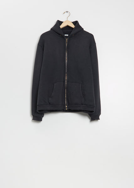 【サイズ3】A.PRESSE Vintage Zip Sweat Hoodie A.PRESSE Vintage Zip Sweat Hoodie (Black) - UNION LOS ANGELES