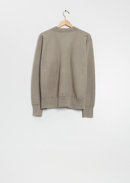 Vintage Half Zip Rib Collar Sweatshirt – La Garçonne