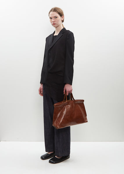 Shopper Bag, Midi — Cognac – La Garçonne