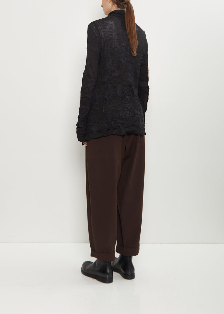 Wool Blend 4-Button Jacket