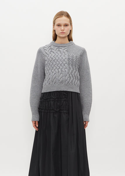 Cecilie Telle | ハイネックポンチョ 4colors
