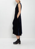 Velvet Sleeveless Jumpsuit