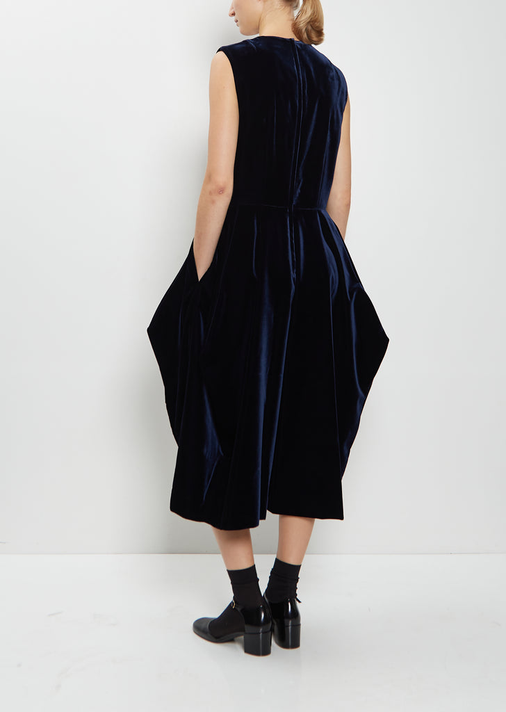 Velvet Sleeveless Jumpsuit