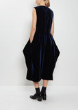 Velvet Sleeveless Jumpsuit
