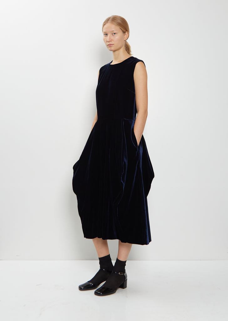Velvet Sleeveless Jumpsuit