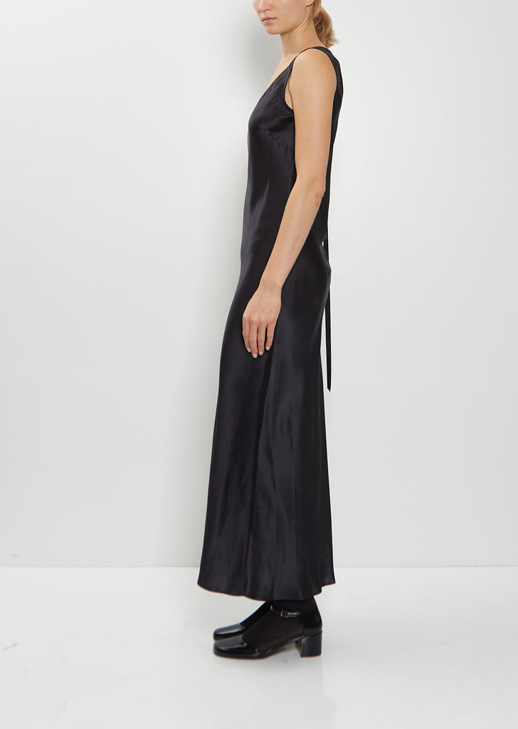 Bow Detail Silk Camisole Dress