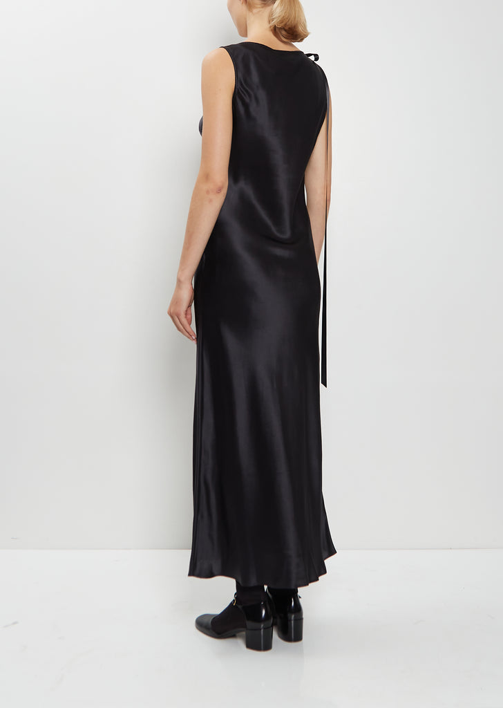 Bow Detail Silk Camisole Dress