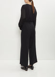 Wool Long Straight Pants
