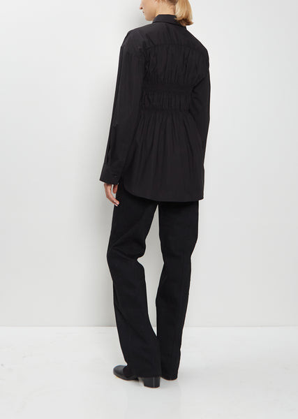 Cecilie Bahnsen ブラック長袖シャツ 36 Braxton Cotton Shirt – La Garçonne