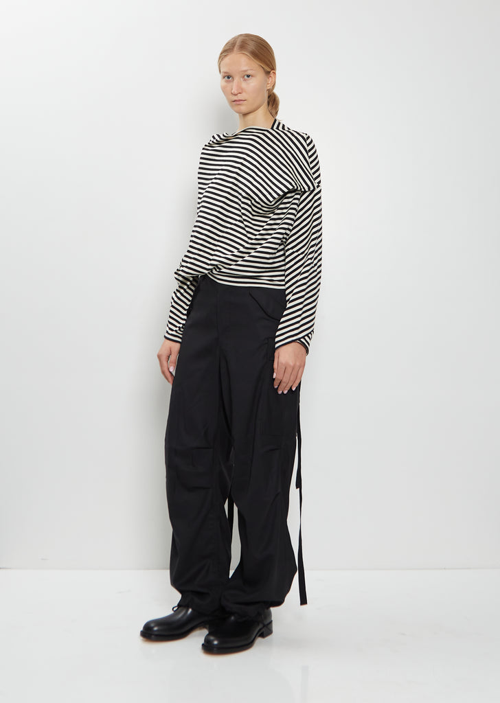 Cotton Wool Asymmetrical Top