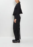 Wool Blend Asymmetrical Top