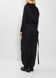 Wool Blend Asymmetrical Top