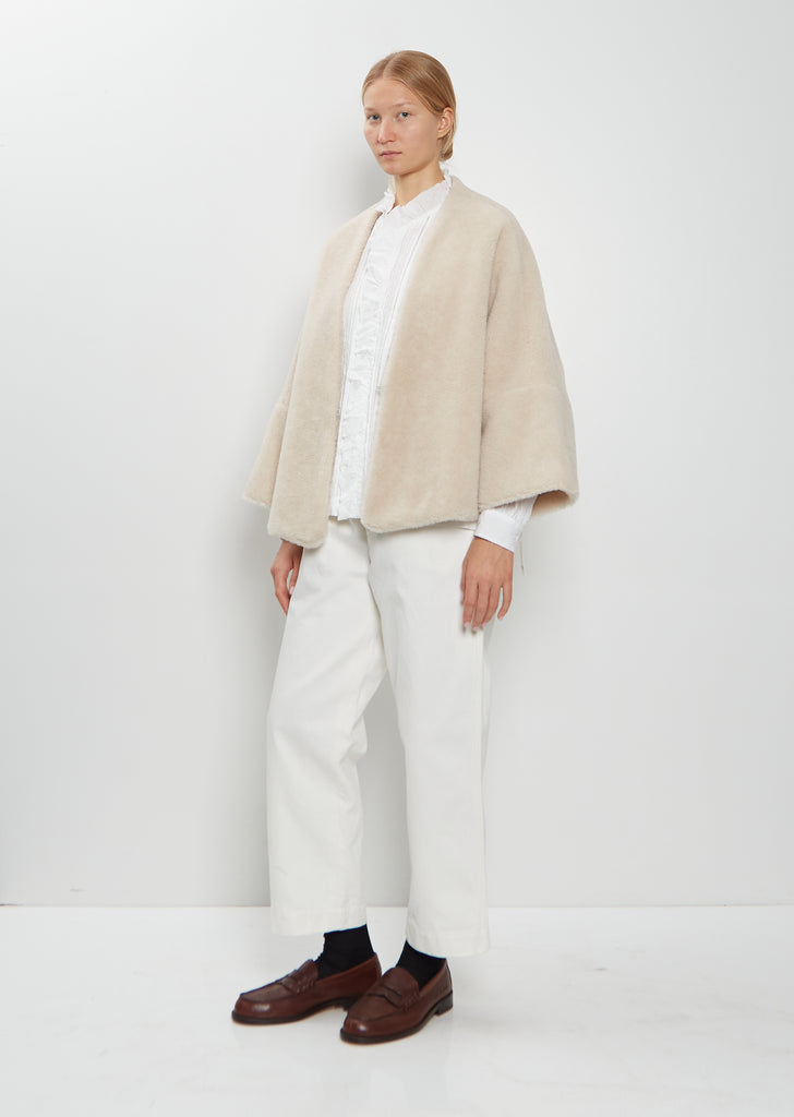 Wool Silk Shawl Jacket
