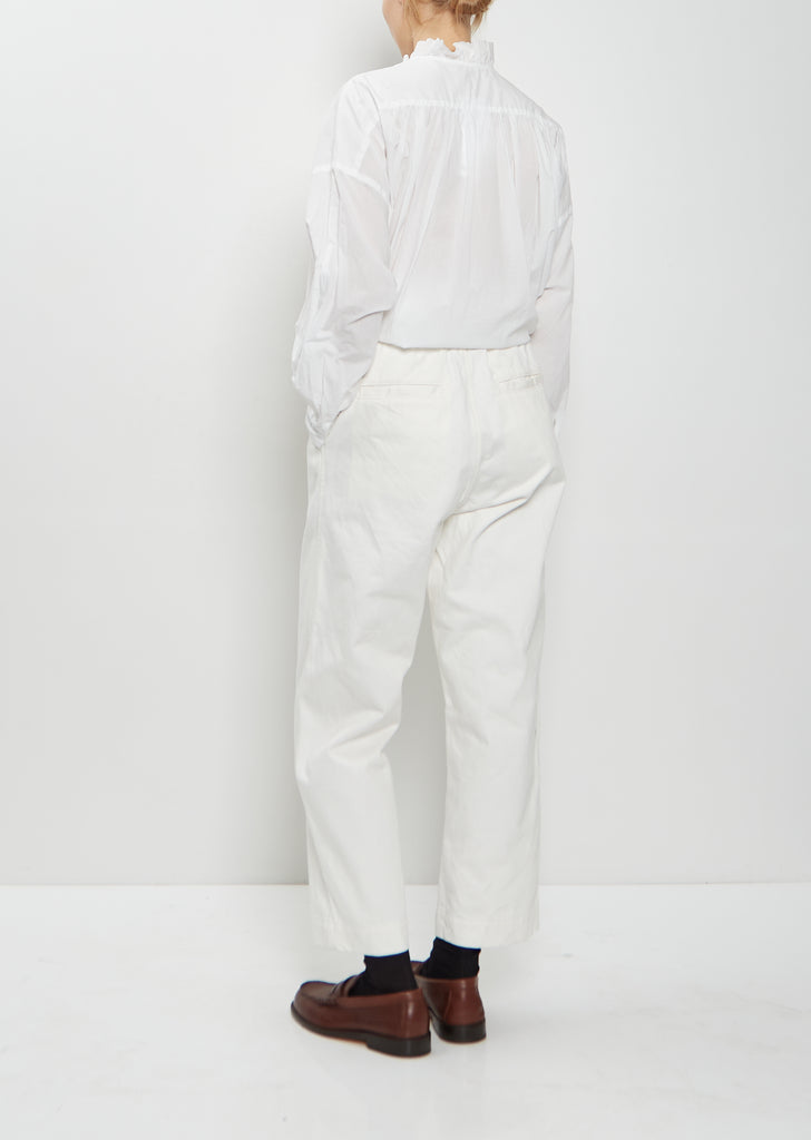 Easy Field Cotton Denim Trousers