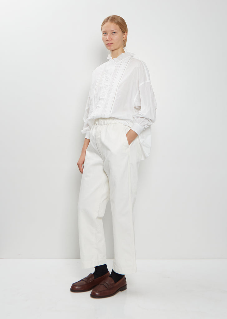 Easy Field Cotton Denim Trousers