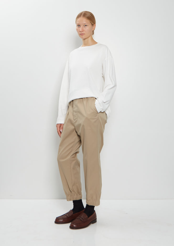Cuffed Cotton Blend Training Pants