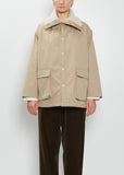 Boa High Neck Cotton Jacket