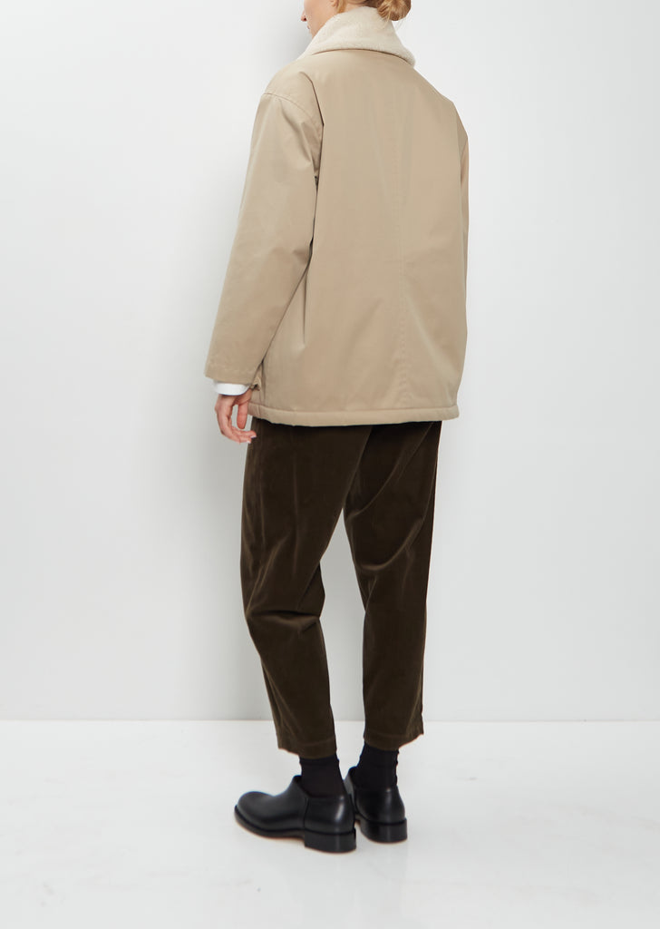 Boa High Neck Cotton Jacket