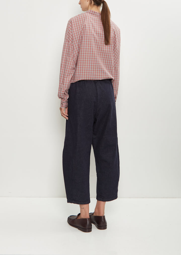 Japanese Denim Curved Pull On Pant