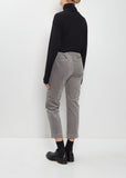 Easy Cotton Tapered Trousers