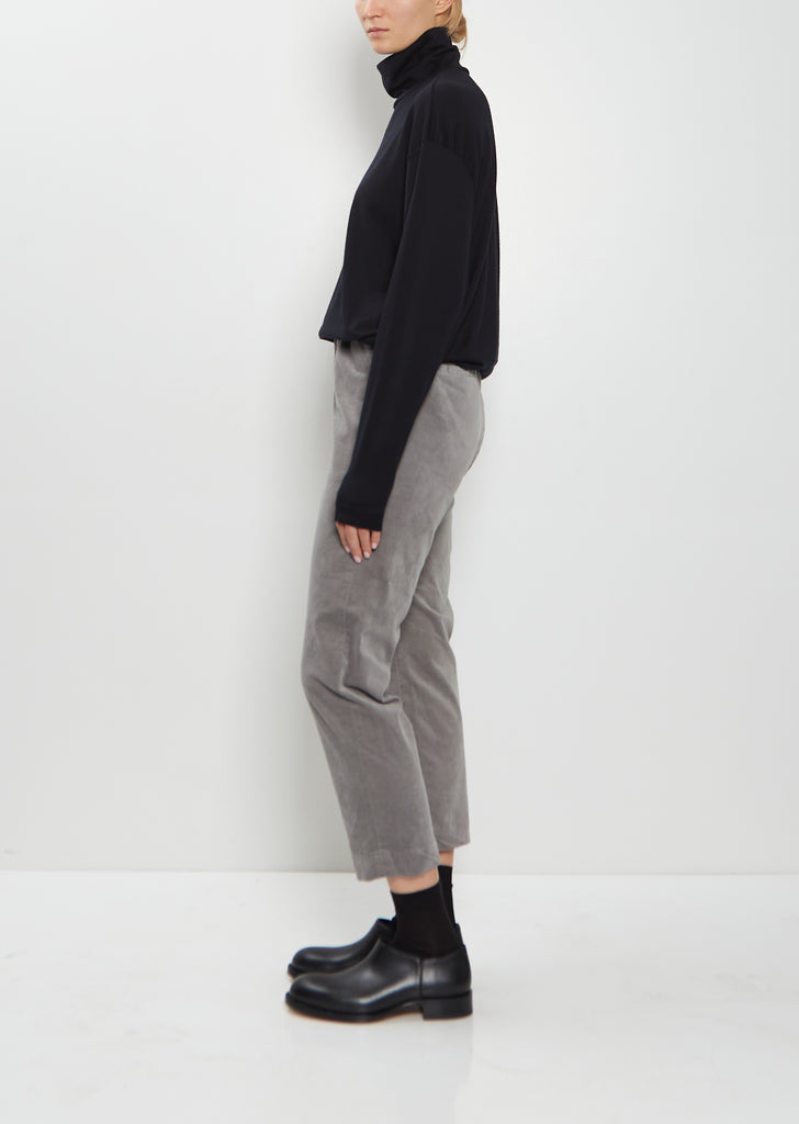 Easy Cotton Tapered Trousers
