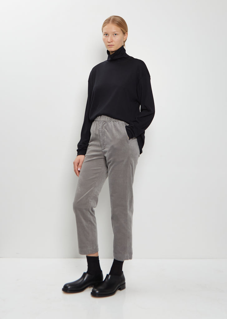 Easy Cotton Tapered Trousers