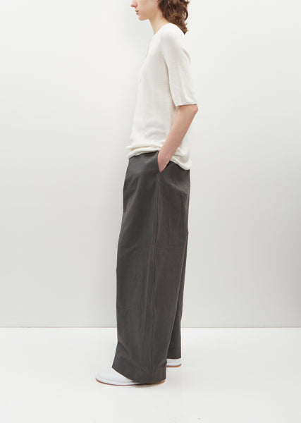 Rib Cotton-Linen Henley – La Garçonne