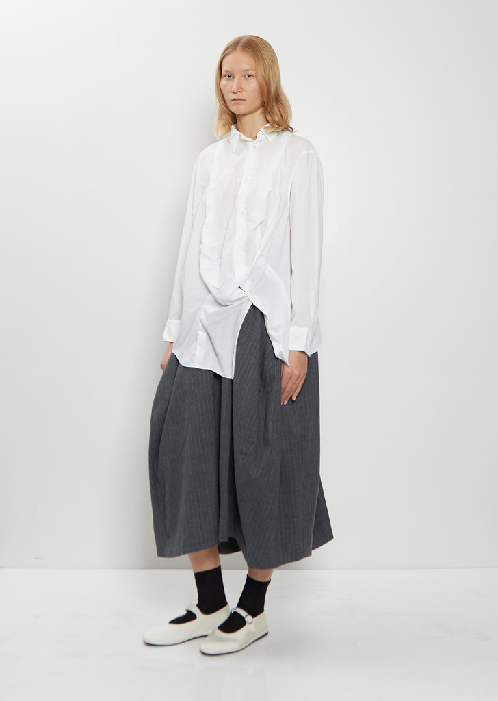 Off Center Collar Shirt