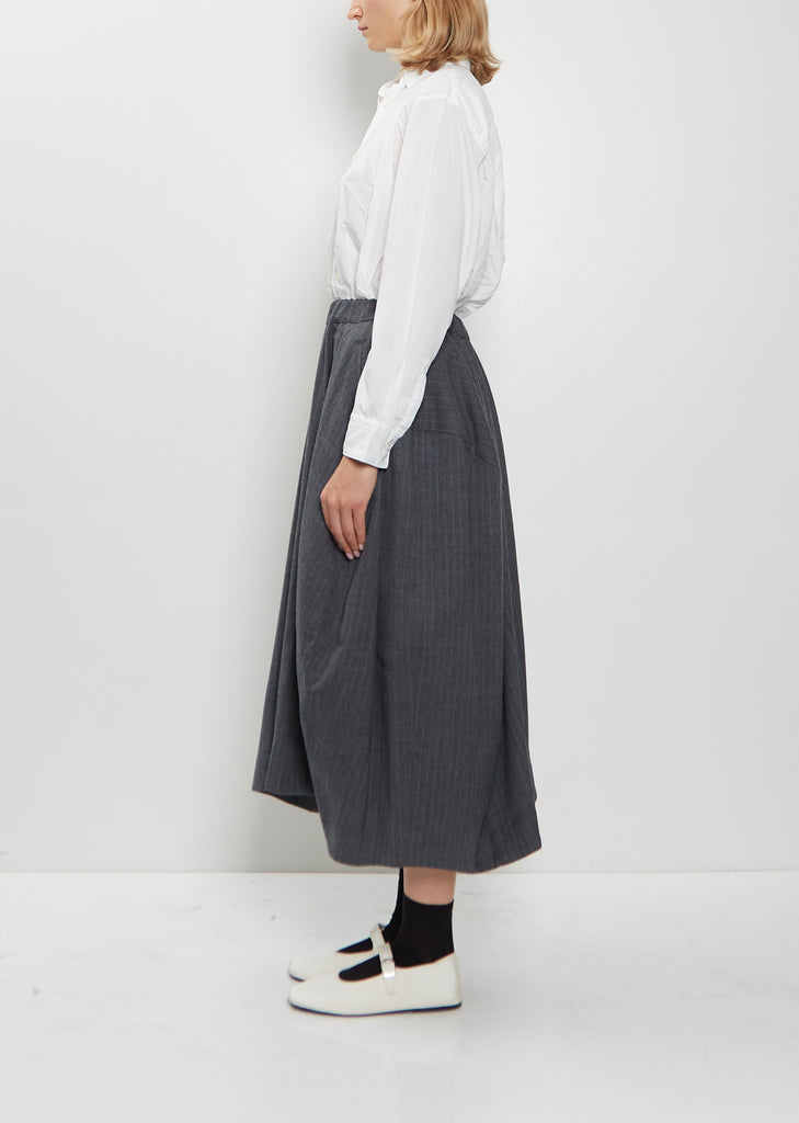 Wool Serge Balloon Skirt