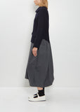Wool Serge Asymmetrical Jacket