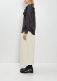 Rosette Taffeta Blouse