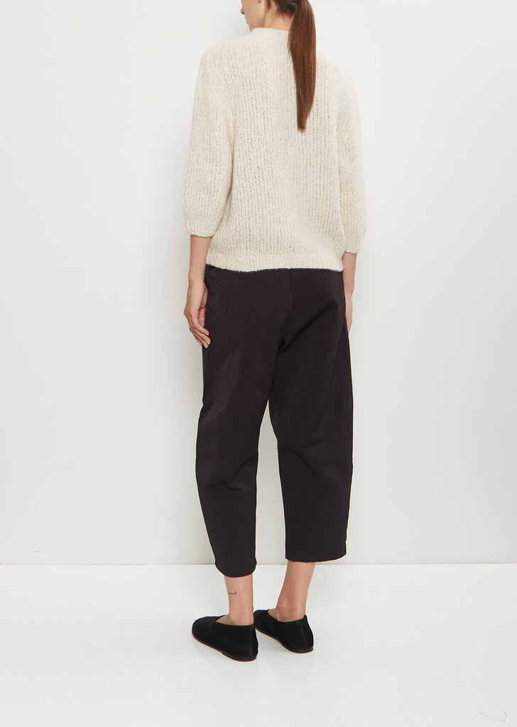 Momo Cashmere Silk Sweater — Ivory