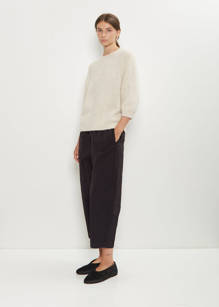 Momo Cashmere Silk Sweater — Ivory