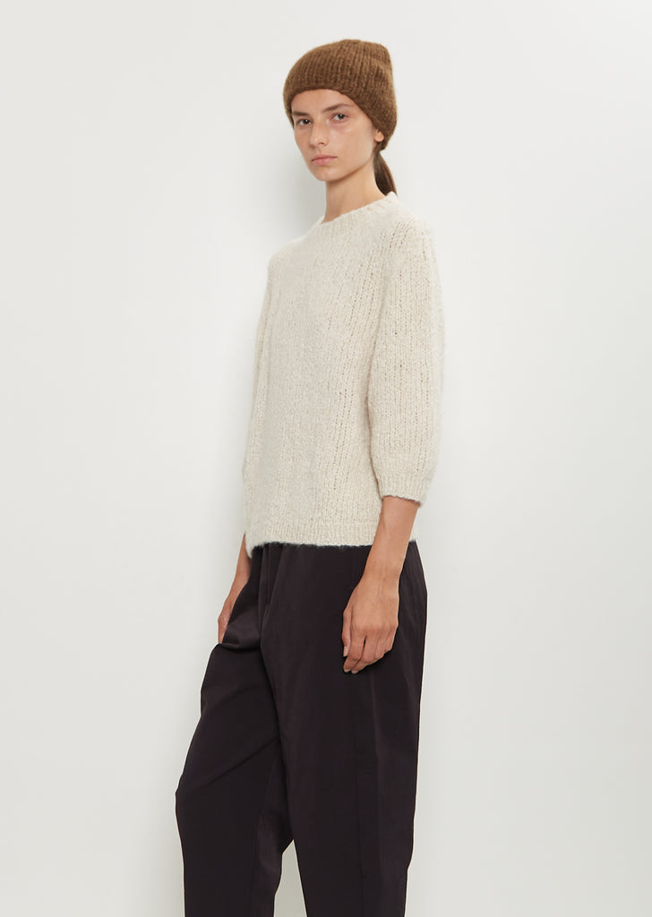 May Cashmere Silk Beanie — Antique