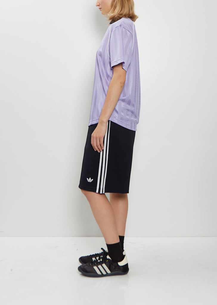 Football Jacquard Tee — Light Purple