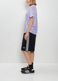 Football Jacquard Tee — Light Purple