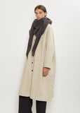 Cashmere Big Square Stole — Asphalt Coffee